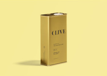 Free Olive Oil Tin Can Mockup