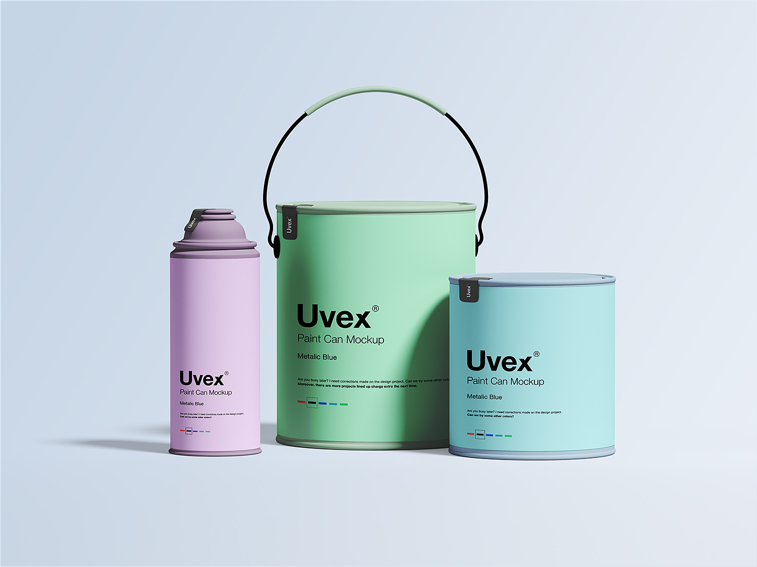 Free Paint Packaging Mockup