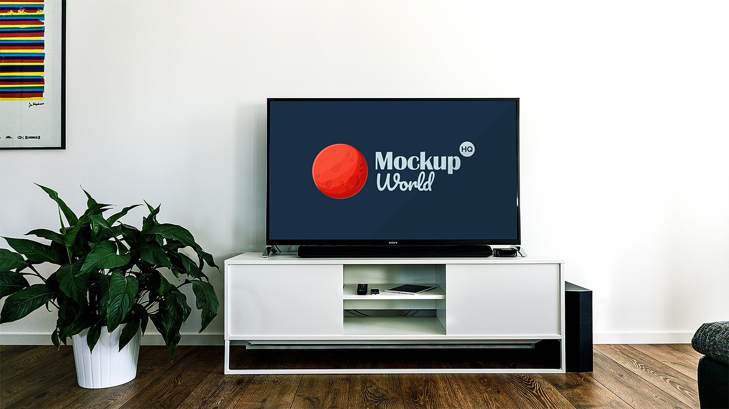 Free Smart TV Mockup