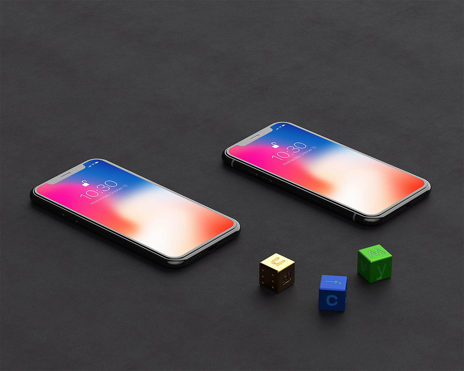 Free iPhone X PSD Mockup