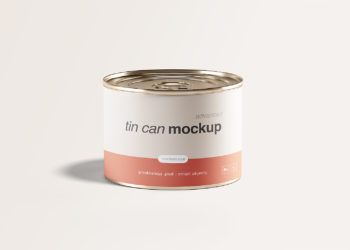 Medium Tin Can Mockup