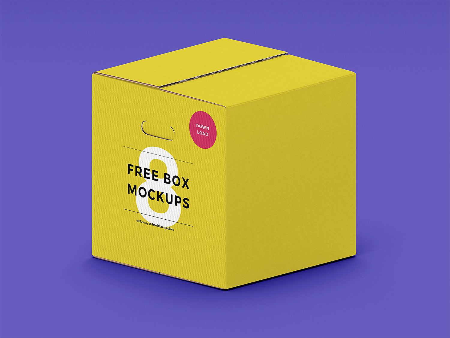 7 free box PSD mockups