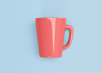 Free Ceramic Mug PSD Mockup