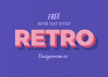 Free 3D Retro Text Effect