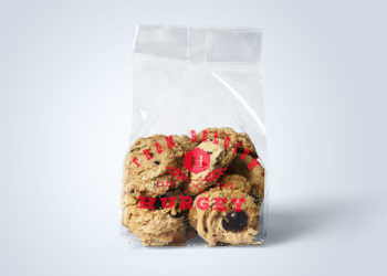 Free Bread and Cookies Plastic Bags Mockup