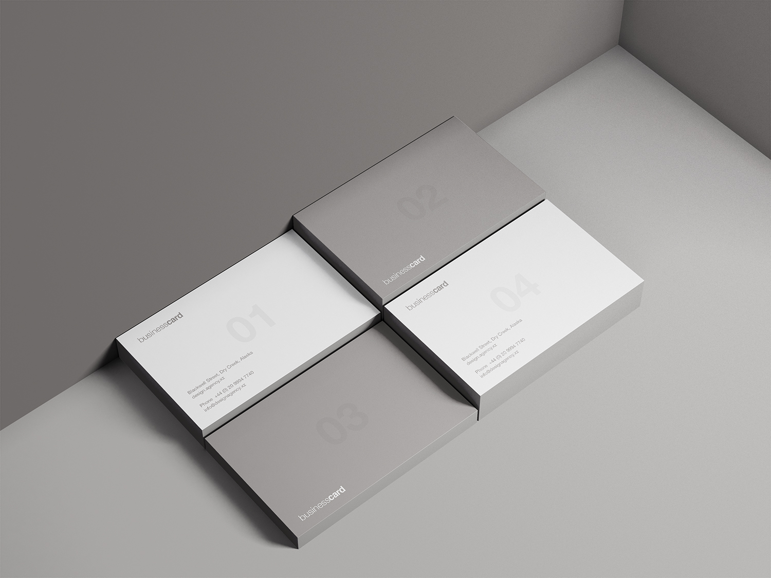 Free Business Card PSD Mockup