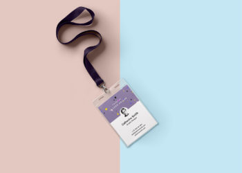 Free Identity Card Holder Mockup