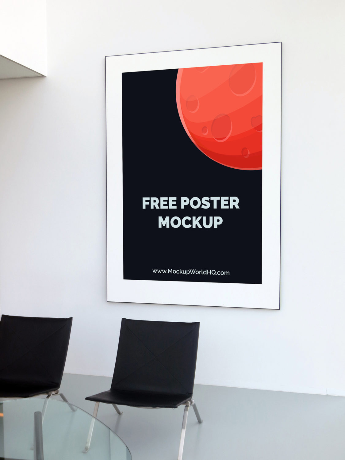 Free Indoor Poster Mockup