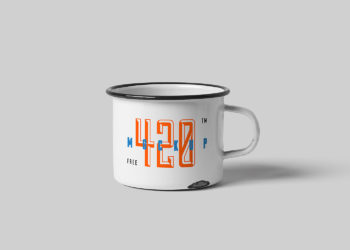 Free Metal Mug Mockup