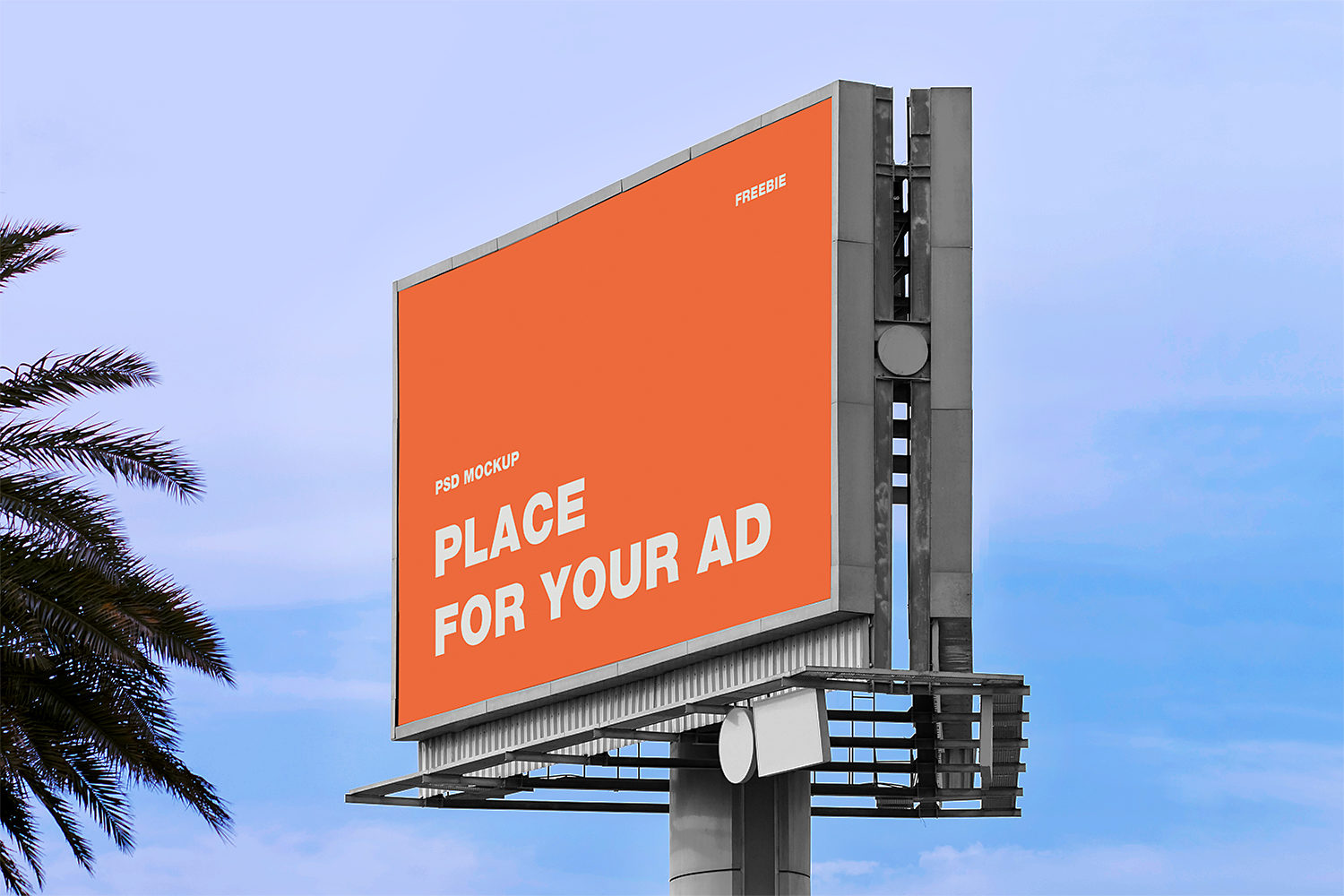 Free Outdoor Advertising Billboard Mockup | Mockup World HQ