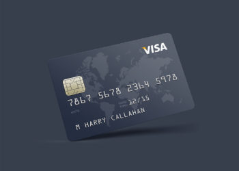 Free Photorealistic Credit Card Mockup