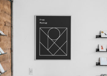 Free Poster Interior Mockup