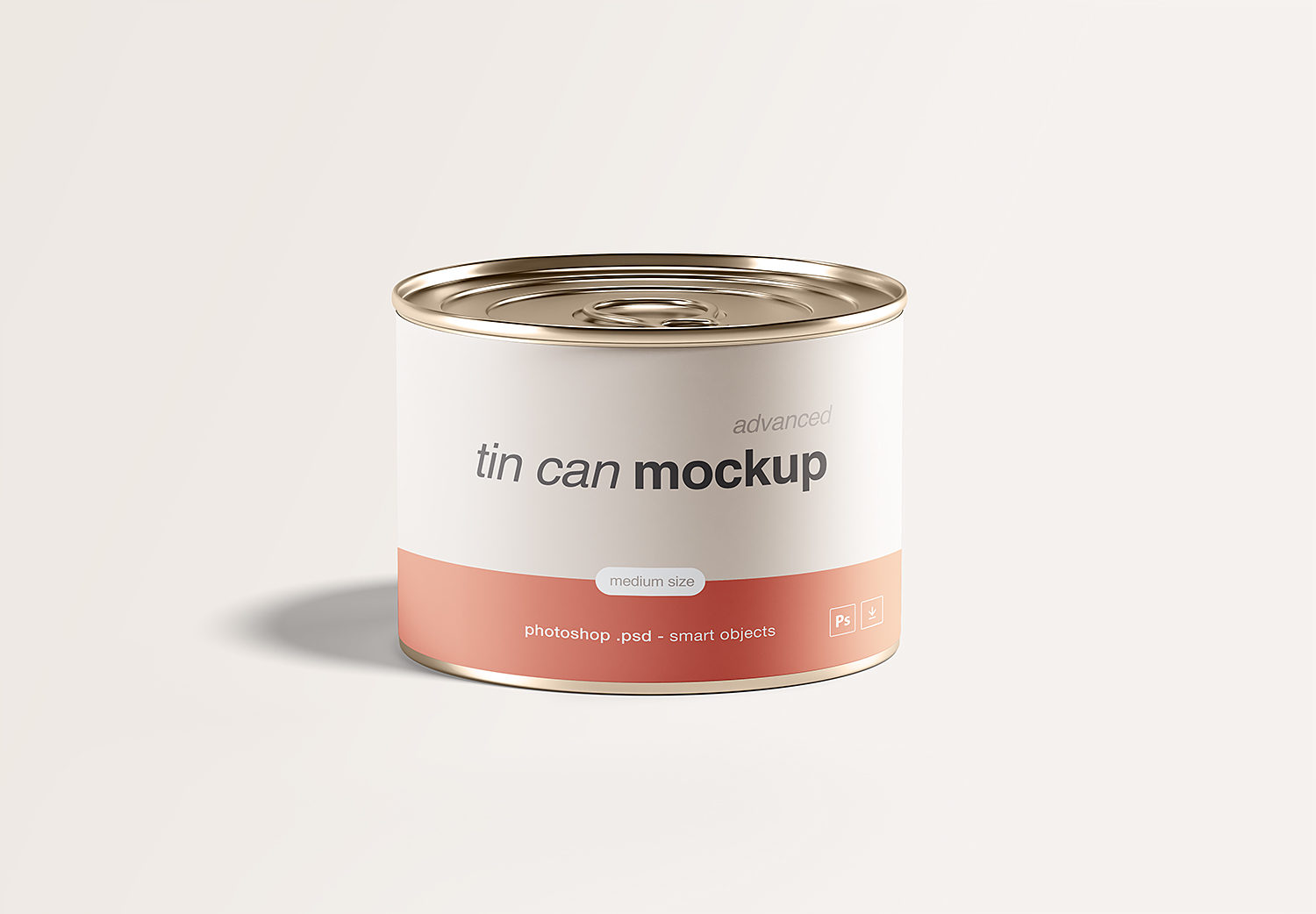 Free Tin Can Mockup