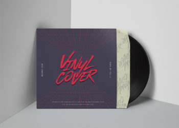 Free Vinyl Record Mockup