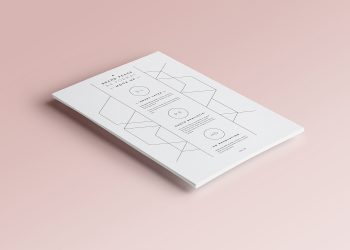 Free A4 Paper Branding Mockup