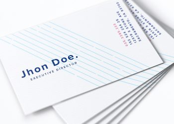 Free Business Cards PSD Mockup