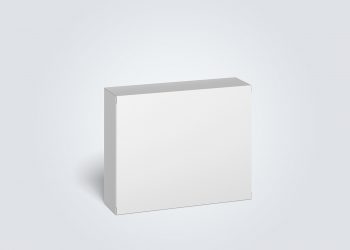 Free Cardboard Box Mockup