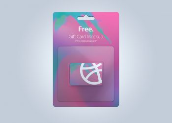 Free Gift Card Mockup