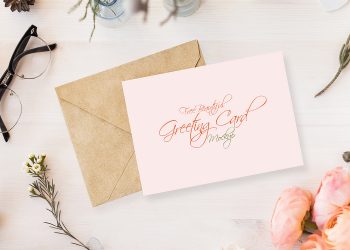 Free Greeting Card Mockup