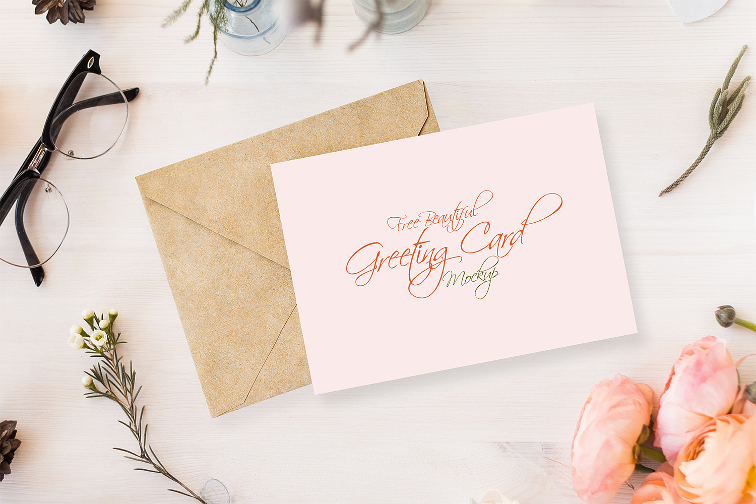 Free Greeting Card Mockup