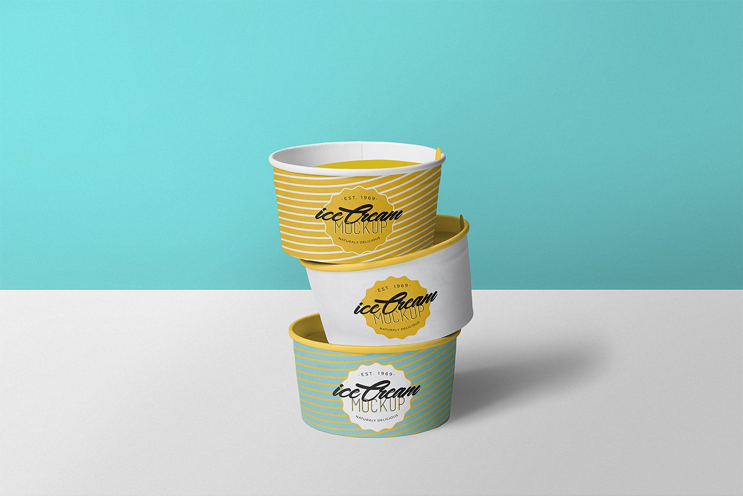 Download Free Ice Cream Cup Mockup Mockup World Hq