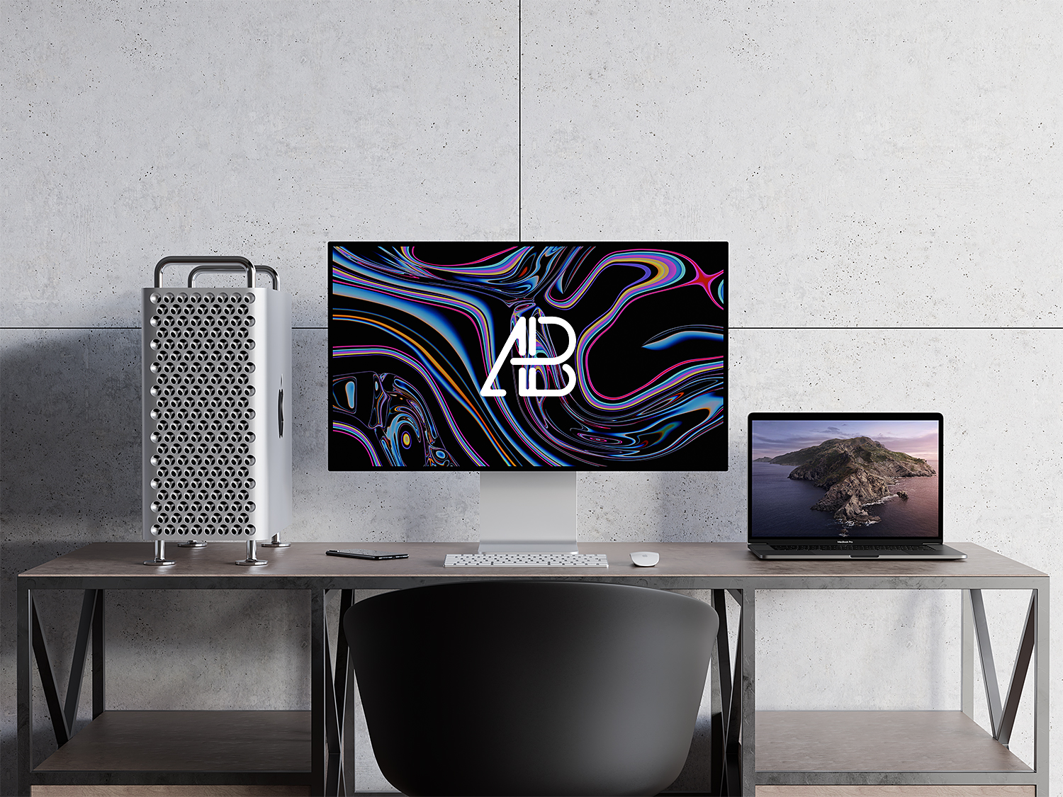 Download Free Mac Pro and MacBook Pro Mockup | Mockup World HQ