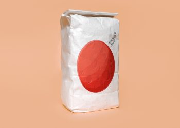 Free Paper Flour Bag Mockup