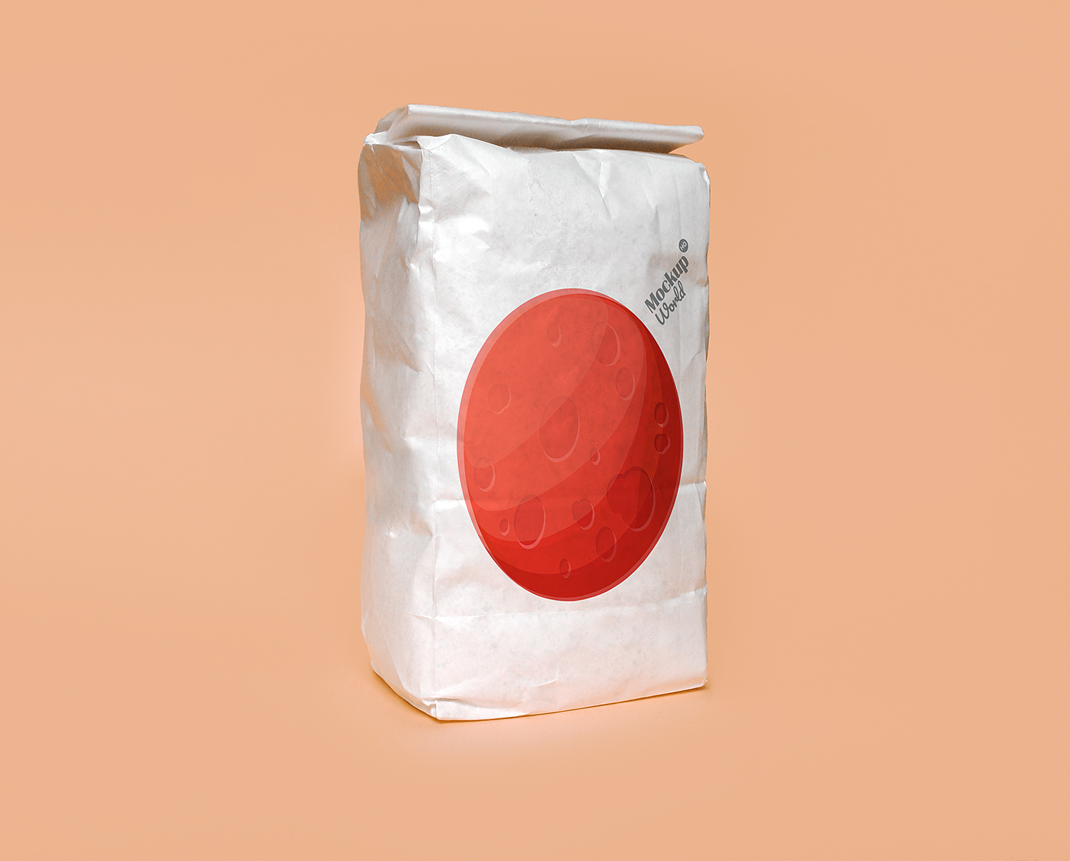 Free Paper Flour Bag Mockup