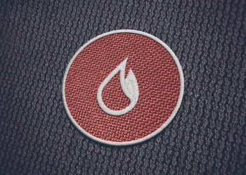 Free Patch Logo Mockup