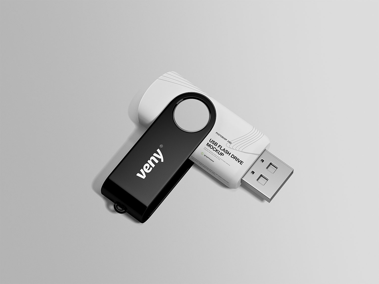 Free USB Flash Drive Mockup