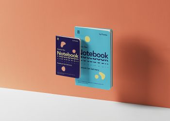 Gravity Notebook Set Mockup