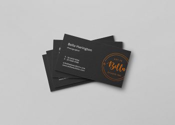 Realistic Business Card Mockup