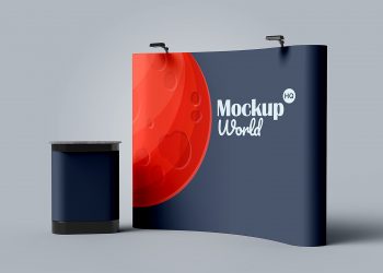 Trade Show Exhibition Booth Stand Mockup