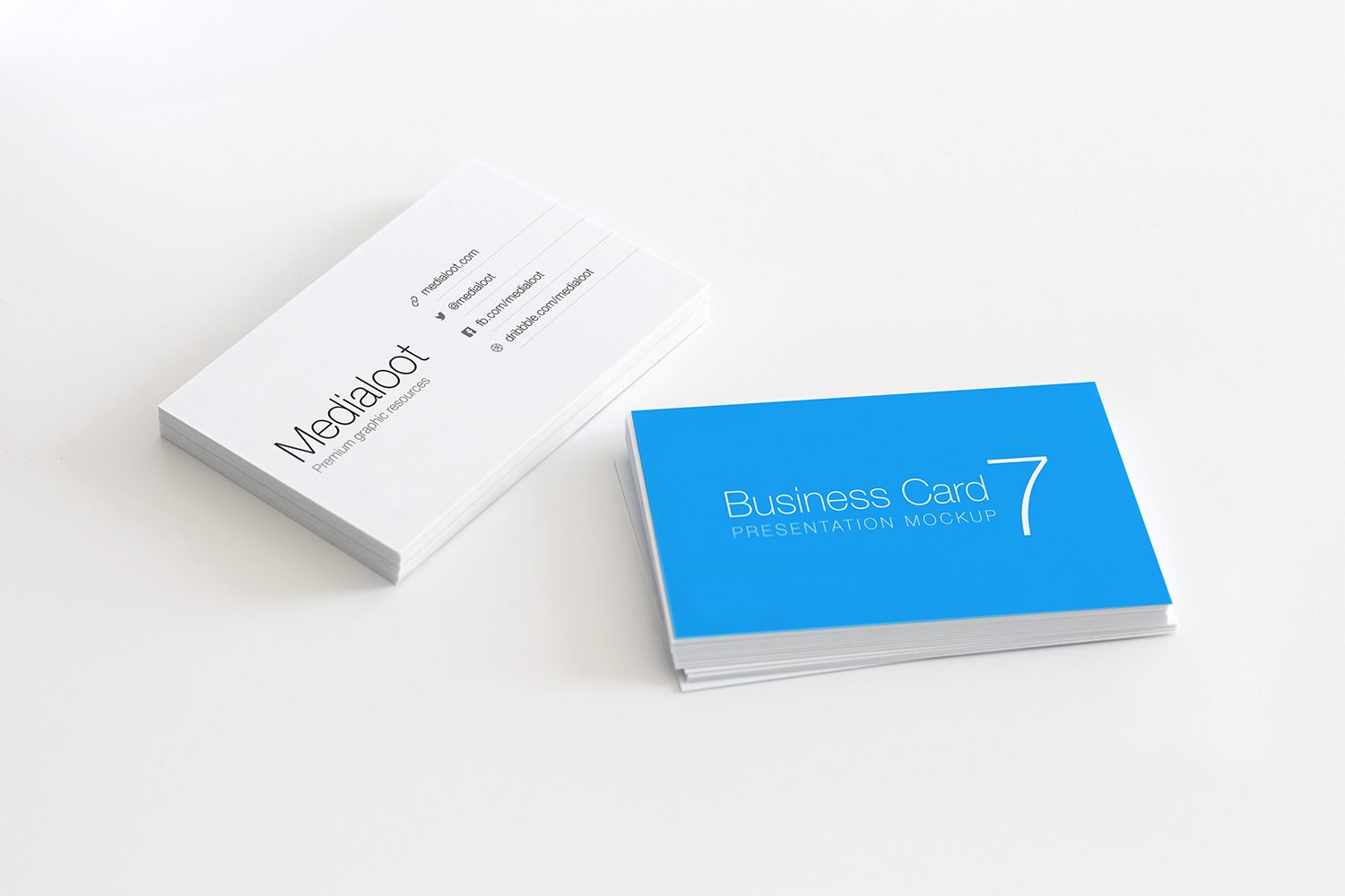 Business Card Stationery Mockup