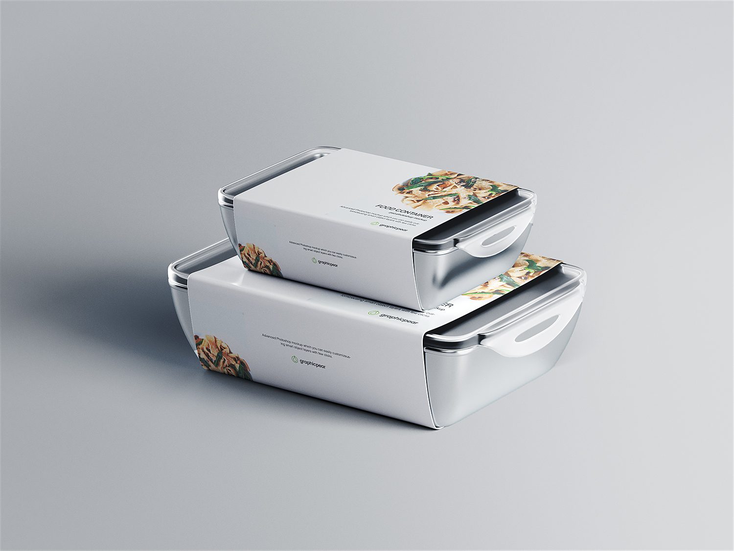 Food Container Packaging Mockup