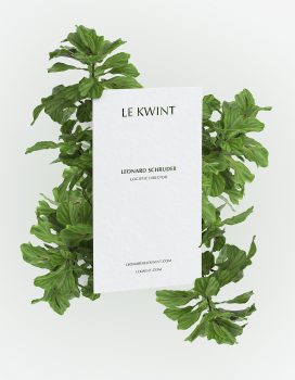 Free Floral Business Card Branding Mockup