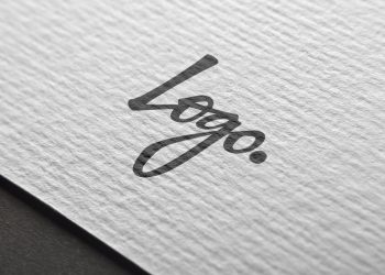 Free Logo on Paper Mockup