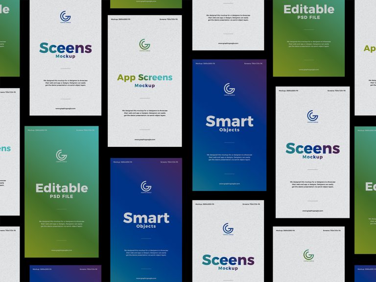 Free Screens UX/UI Design Mockup | Mockup World HQ