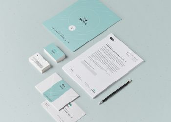 Free Stationery Branding Mock-Up