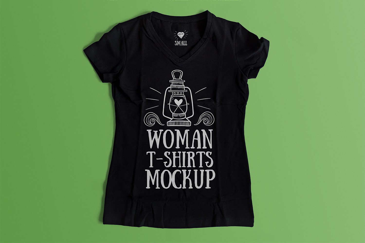 Free Woman T-Shirt Mockup