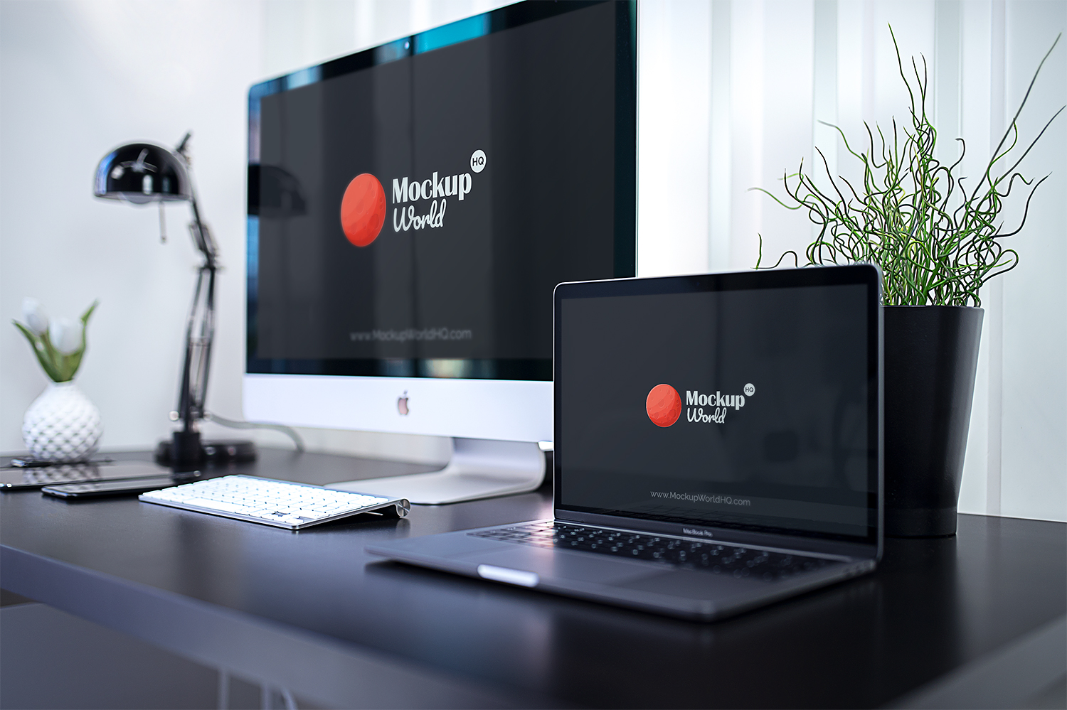 Free iMac and MacBook Pro Mockups