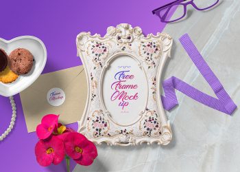 Free Gorgeous Picture Frame Mockup Scene