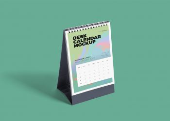 Free Desk Calendar Mockup PSD