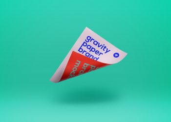 Gravity PSD Paper Mockup