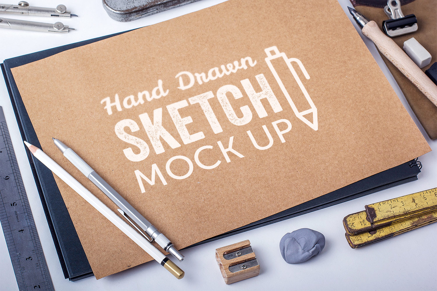 Hand-Drawn Sketch Mockups