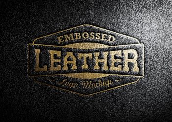 Leather Stamping Logo Mockup