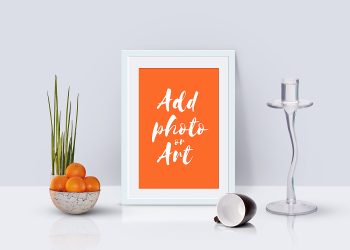 Photo Frame Mockup Scene