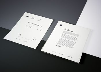 Photorealistic Letterhead Mockup