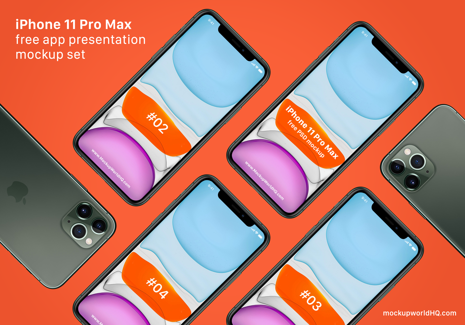 Download iPhone 11 Pro Max Free App Presentation Mockup | Mockup ...