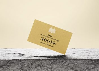 Free Business Card Mockup